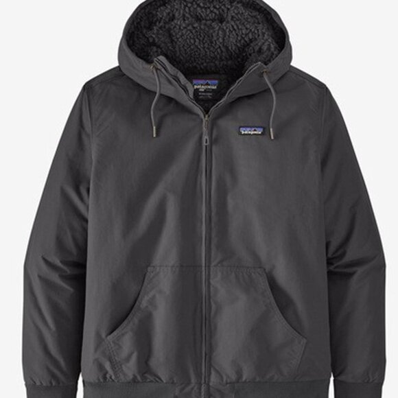 Never worn - Patagonia Men's Lined Isthmus Hoody - Ink black, black interior - Picture 7 of 7